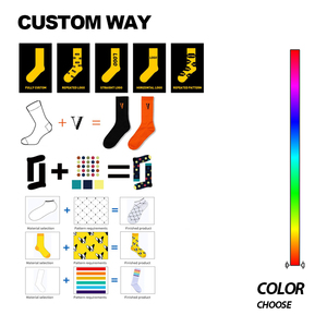 Chaussettes mixtes avec Logo personnalisé brodé pour homme et femme, socquettes à la cheville, en coton, Logo personnalisable, nouveauté, par un styliste, - Product Image 5