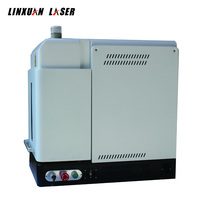 Marqueur laser à fibre fermée 20W 30W étiquettes usb collier cartes de visite en aluminium imprimante machine de marquage laser avec rotatif