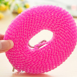 Résistance Nylon antidérapant étendoir <span class=keywords><strong>corde</strong></span> <span class=keywords><strong>à</strong></span> <span class=keywords><strong>linge</strong></span> extérieur coupe-vent réglable avec crochet <span class=keywords><strong>corde</strong></span> <span class=keywords><strong>à</strong></span> <span class=keywords><strong>linge</strong></span> - Product Image 6