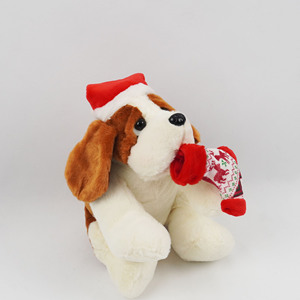 Offre Spéciale jouet en peluche pour chien personnalisé avec <span class=keywords><strong>chaussettes</strong></span> rouges jouet en peluche pour enfants cadeau <span class=keywords><strong>de</strong></span> Noël parfait - Product Image 3
