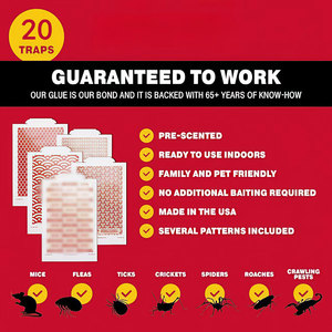 Rắn số lượng lớn pre-baited Keo Bẫy trong nhà kiểm soát dịch hại dính Bug Catcher <span class=keywords><strong>rat</strong></span> Chuột dính bẫy chúng tôi cho giường lỗi loại bỏ - Product Image 3