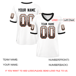 Groothandel Op Maat Gemaakte Warmteoverdracht Bedrukte Rugby Jersey Gestikte Voetbalshirts 100% Polyester V-Hals Korte Mouw Hoge Slijtage - Product Image 5