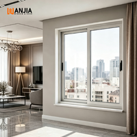 Ventanas de PVC a Prueba de Huracanes con Diseño de Eficiencia Energética de Florida, Ventana Corredera de Vidrio UPVC