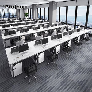 Estación de trabajo de oficina modular, escritorio, estación de trabajo para 6 personas con divisor de muebles moderno para oficina y gerente de oficina - Product Image 2