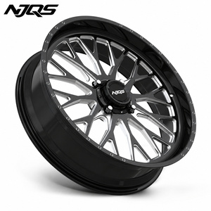 Cerchi Forgiati NJQS Deep Dish da 17, 18, 20 Pollici Nuovi per Auto Fuoristrada Ford GTR Toyota Dodge H2 F2500 GMC - Product Image 6