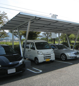 Système de carport solaire étanche en profilés d'aluminium, structure alimentée pour montage de carport solaire étanche, prix de gros compétitif - Product Image 2