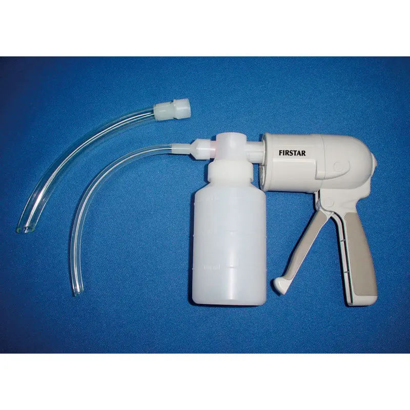 Pompa di aspirazione per vuoto manuale a una mano regolabile con marchio CE per adulti e bambini con tubi di aspirazione e contenitore da 300ml