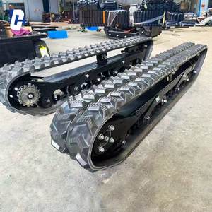Professionele Aanpasbare Rupsbandchassisreeks Met Rubberen Rupsbanden Hydraulisch Onderstel En Afstandsbedieningsplatform - Product Image 1