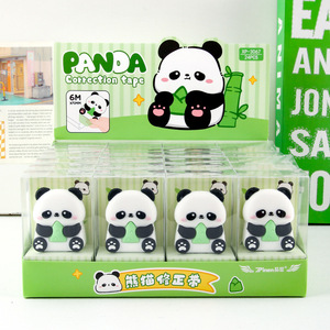 Escuela niños dibujos animados lindo kawaii 3D Panda forma creativa papelería cinta correctora - Product Image 1