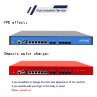 Appareil pare-feu 1u 8GB RAM DDR4 128GB M.2 NVME Linux Debian POE 6*1g lan + 4*2.5g lan + 4 * SFP 10G Vpn Router Xeon Desktop Server