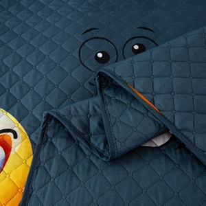 أحدث أغطية مفرش سرير مبتسمة بتصميم كرتوني لطيف مبطنة بالموجات فوق الصوتية مناسبة لجميع فصول السنة هدية رائعة للجميع - Product Image 5