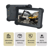 Tableta Robusta 3Rtablet de 7 Pulgadas con Linux, IP67 Resistente al Agua, 4G, GPS, Canbus, Ubuntu, Yocto OS Opcional, GNSS, 4G, WIFI, Cámara, Canbus para Vehículos
