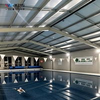 Estructura de Acero para Parque Acuático, Arena Deportiva Multifuncional, Construcción Metálica para Piscina Interior, Parco Acquatico Struttura