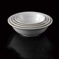 5007 vaisselle en mélamine incassable légère conception classique personnalisée assiettes en plastique de porcelaine d'école de restauration rapide diverses couleurs