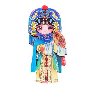 Original Ópera de Pekín Maquillaje facial Estilo chino Refrigerador Imán Recuerdo Mu Guiying Guan <span class=keywords><strong>Yu</strong></span> Yang Magnético - Product Image 5