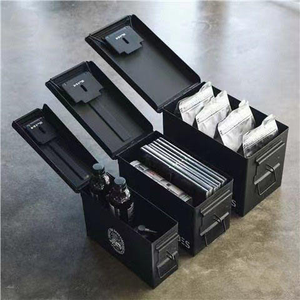 PA108 Fat 50 Cal Ammo Can Durable, Caja <span class=keywords><strong>de</strong></span> almacenamiento en seco impermeable para organizador <span class=keywords><strong>de</strong></span> herramientas - Product Image 5