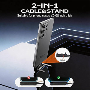 Fabrika Toptan Satışı 240W Tip-C USB-C 2.0 Veri Kablosu Seti, Telefon Tutucu ve 5A Hızlı Şarj Silikon Adaptörlü, Dizüstü Bilgisayar Şarjı için - Product Image 5