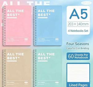 Cuaderno Espiral con Diseño de Agua Azul y Cubierta Impresa para Material Escolar Personalizado y Suministros Promocionales al por Mayor - Product Image 2