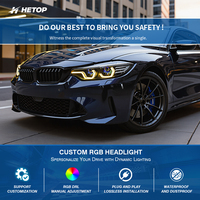 Phare HETOP F32 2012-2022 Triple Couleur Série 4 M3 F80 M4 F82 Personnalisation Spéciale Amélioration Quatre Proches Huit Lointains LED Unique pour BMW