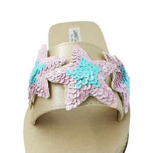 Hamptons Blue Stars - Espadrilles plates pour femmes - Product Image 3