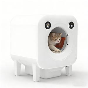 Litière automatique pour chat, grande capacité, contrôle des odeurs, nettoyage facile, directement de l'usine. - Product Image 1
