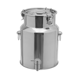 <span class=keywords><strong>Bidon</strong></span> en acier inoxydable anti-fuite SS201 18L 24L 35L 48L pour le lait, l'eau, les liquides, l'huile, les aliments, <span class=keywords><strong>avec</strong></span> <span class=keywords><strong>robinet</strong></span>, ensemble de bidons - Product Image 1