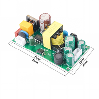Modul Catu Daya AC DC Switching Output Ganda 24V 1A + 5V 1.8A Papan Catu Daya Tegangan Ganda