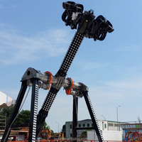 Manège à Pendule Géant Rotatif à 360° de Haute Qualité pour Fêtes Foraines