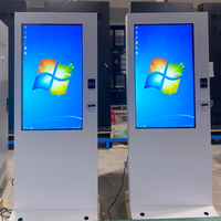 Kiosque en libre-service à écran tactile mural extérieur de 21,5 pouces avec paiement automatique et fonction SDK