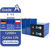 Batteries lithium-ion prismatiques LiFePO4 de qualité entrepôt, stock UE, 304 Ah 3,2 V, 12000 cycles, 60C, température de fonctionnement, garantie 5 ans, CE