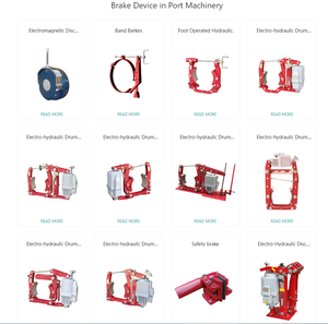 Suministro de todo tipo de repuestos para frenos de rueda de grúa de pórtico ZPMC/freno de disco de pinza hidráulica - Product Image 3