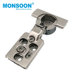 Heavy Duty Iron 3d Hydraulic Soft Close Hinge <b>Kitchen</b> Adjusting Screw Ultra Thin Base Design <b>Kitchen</b> Cabinet Door Hinge - Product Image 6