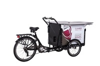 Triciclo de Carga Clamber Coffee para Venta Ambulante en la Calle
