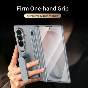Nouveau Hidden 360 °   Étui mat avec support d'objectif pour Samsung Z Fold 8 Ultra 7 6 5 4 avec stylet, protection d'écran avant, coque antichoc - Product Image 4