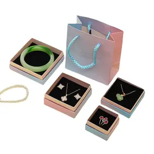 Fashion Style Jewelry Display Travel Jewelry Box Packaging Gifts Necklace Bracelet Storage Box Jewelry Box Caja de joyeria