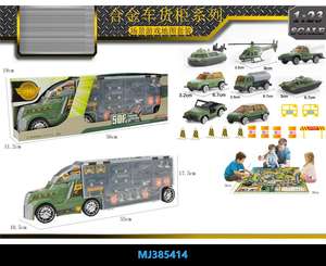 Haute qualité armée moulé sous pression jouet alliage voiture ensemble modèles véhicule <span class=keywords><strong>militaire</strong></span> jouets ensemble transporteur conteneur transport camion pour enfants - Product Image 5