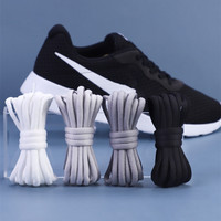 Lacets de chaussures de sport demi-ovales personnalisés 6 MM d'épaisseur lacets de baskets colorés en polyester pour l'entraînement et la course
