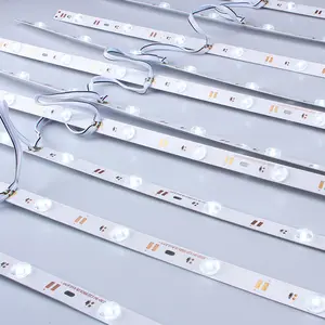 12 לדים תאורה אחורית תיבת תאורה LED רצועת אור SMD3030 מפוזר LED רצועת אור DC 12V 24V