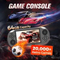 Console de jeu portable SF3000 avec 14 émulateurs, 2 manettes, écran IPS 4,5 pouces, fonction externe OTC, 64 Go, plus de 20 000 jeux