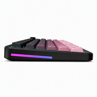 Clavier de jeu mécanique FIFINE GK4 à commutation à chaud, rétroéclairage RGB, filaire, disposition compacte, programmable, NKRO, clavier de bureau avec bouton multimédia