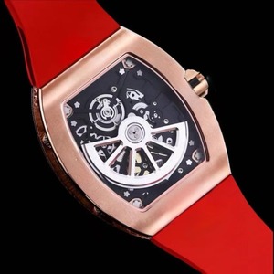 Reloj de Buceo Automático Mecánico de Lujo Unisex para Negocios, Esfera de Cristal de Zafiro, Caja de Titanio con Piedras Preciosas, Correa de Goma, Resistente al Agua 50 Bar - Product Image 5