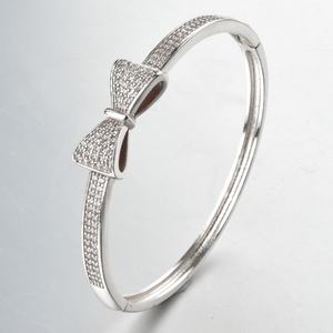 New Design Trendy 14K Gold Plated Brass Zircon <b>Cuff</b> <b>Bracelet</b> for Women Gift - Product Image 2