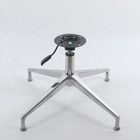 Base cinq étoiles pour chaise en alliage d'aluminium pieds de châssis accessoires de chaise pivotante pour hôpital scolaire salon ou utilisation en extérieur