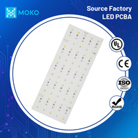 Servicio de PCBA de Panel LED de Aluminio Personalizable, Ensamblaje Electrónico de Alta Calidad y Fabricación de Placas de Circuito