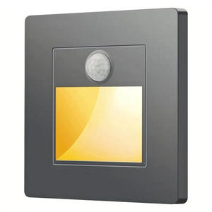 Lámpara LED Inteligente con Sensor de Movimiento para el Hogar, Luces LED con Sensor de Movimiento, AC 110V-240V, Lámpara de Pared Empotrada para Escaleras, Dormitorio, Nocturna - Product Image 1