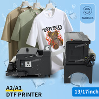 Nouvelle imprimante DTF semi-automatique A2 40 cm à double tête XP600, encre pigmentée, machine d'impression haute vitesse pour l'industrie du t-shirt