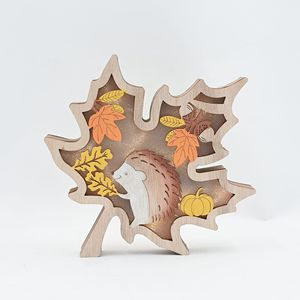 Gran oferta, artesanías creativas de madera, adorno para el hogar brillante, nueva decoración de madera, decoraciones de ardilla y calabaza - Product Image 2