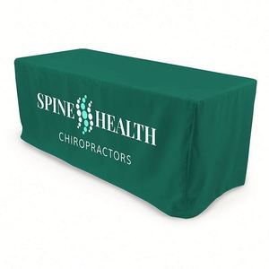 Housses de table d'exposition et nappes publicitaires sur mesure avec différents logos - Product Image 1