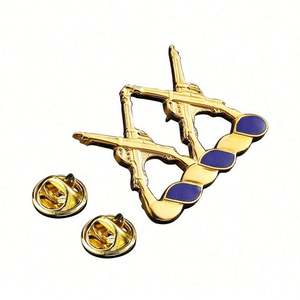 Épingles à revers en alliage de zinc modernes de conception personnalisée en gros avec logo personnalisé, style tendance, badges cadeaux d'affaires - Product Image 5