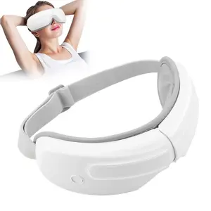 Masajeador de ojos con calor, masajeador de terapia de vibración de compresión de aire para aliviar la tensión ocular, ojeras